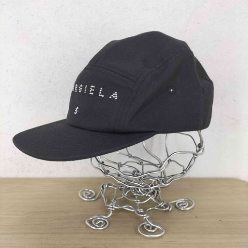エムエムシックスメゾンマルジェラ MM6 Maison Margiela 22SS ストーン装飾ロゴジェットキャップ レディース FREE