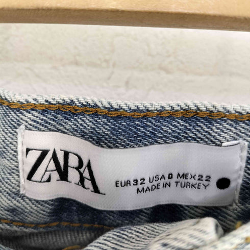 ザラ ZARA スカートドッキング デニムパンツ レディース 32