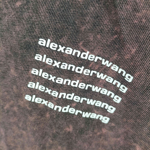 アレキサンダーワン Alexander Wang ムラ染め クルーネックTシャツ メンズ import:L