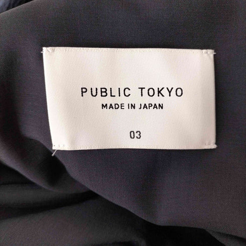 パブリックトウキョウ PUBLIC TOKYO センタープレスパンツ メンズ