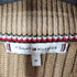 トミーヒルフィガー TOMMY HILFIGER ロゴ刺繍 リブライン ニット レディース import:M