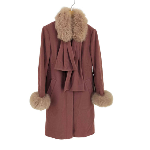 ウィルセレクション WILLSELECTION フォックスファー ノーカラーコート レディース JPN:M