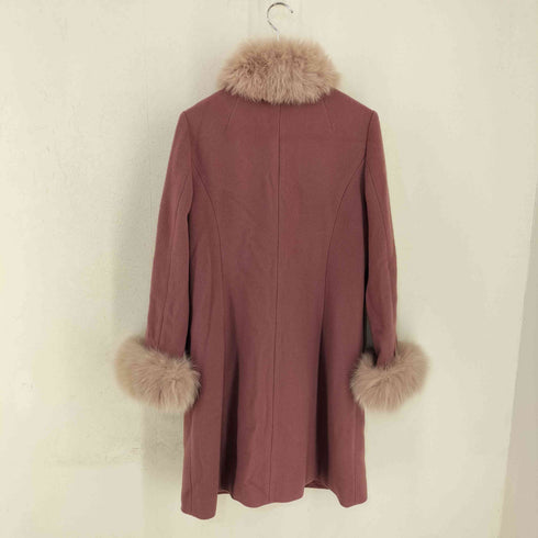 ウィルセレクション WILLSELECTION フォックスファー ノーカラーコート レディース JPN:M