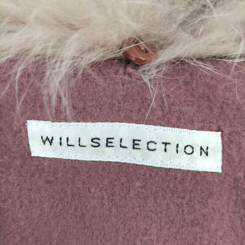 ウィルセレクション WILLSELECTION フォックスファー ノーカラーコート レディース JPN:M