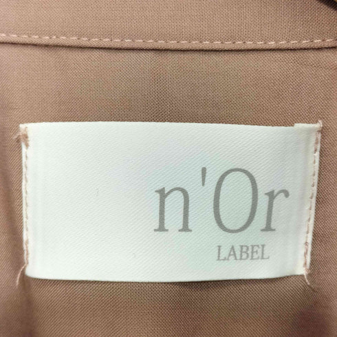 ノアールレーベル nOrLABEL ドルマンシルエットデザインシャツ レディース FREE