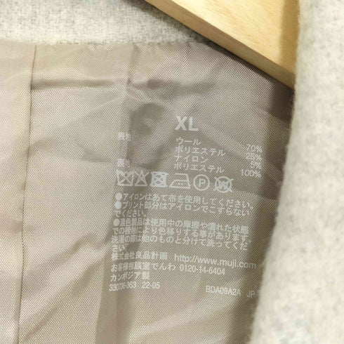 ムジルシリョウヒン 無印良品 ウール混ステンカラーショートコート レディース JPN:XL