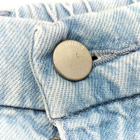 ユニクロ UNIQLO ドレープデニムタックパンツ レディース JPN:L