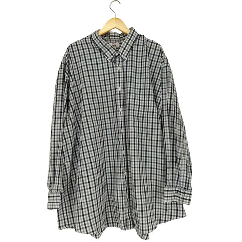 カッターアンドバック CUTTER&BUCK チェック柄 ボタンダウンL/S シャツ メンズ 4XB