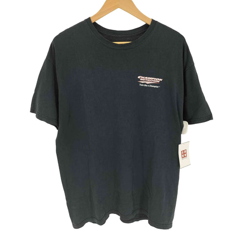 Hanes ボディ CHAMPION NUTRITION 両面プリントクルーネックTシャツ メンズ import:L