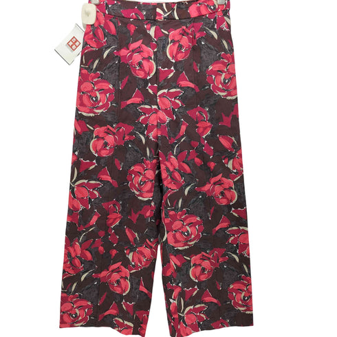 ユナイテッドアローズグリーンレーベルリラクシング UNITED ARROWS green label relaxing フラワー プリント パンツ レディース JPN:38