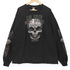 ハーレーダビッドソン HARLEY-DAVIDSON 両面プリント スカル フレイム 羽 ロングスリーブTシャツ ロンT メンズ import:XL