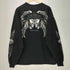 ハーレーダビッドソン HARLEY-DAVIDSON 両面プリント スカル フレイム 羽 ロングスリーブTシャツ ロンT メンズ import:XL