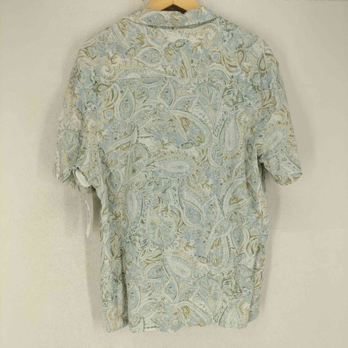 ザラ ZARA RELAXED FIT ペイズリー柄 開襟S/S シャツ メンズ JPN:XL
