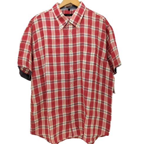 sevensigns 総リネン チェックシャツ メンズ import:XL