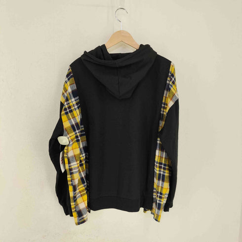 ジャックローズラブメゾン JACK ROSE Luv maison LUVチェック切り返しプルパーカー メンズ JPN:46