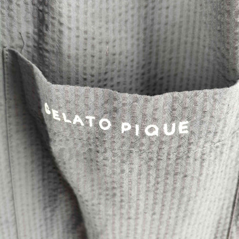 ジェラートピケ gelato pique サッカー甚平 メンズ M-L