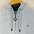バーバリーブルーレーベル BURBERRY BLUE LABEL パイル地 ジップアップパーカー レディース 38