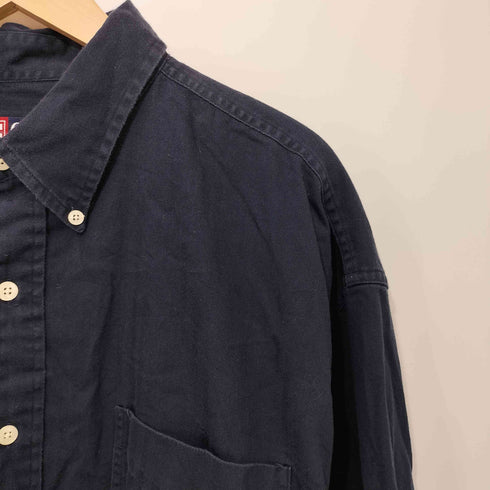 チャップスラルフローレン CHAPS RALPH LAUREN 90-2000s ロゴ刺繍 ボタンダウンシャツ メンズ import:XL