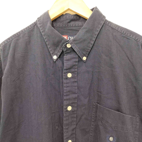 チャップスラルフローレン CHAPS RALPH LAUREN 90-2000s ロゴ刺繍 ボタンダウンシャツ メンズ import:XL