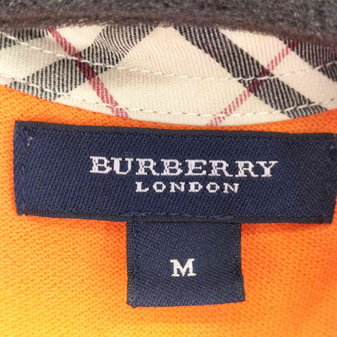 バーバリーロンドン BURBERRY LONDON ロゴ刺繍 S/S ポロシャツ レディース JPN:M