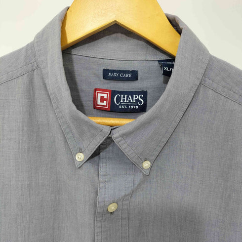 チャップス CHAPS 00S ロゴ刺繍 ボタンダウンシャツ メンズ import:XL