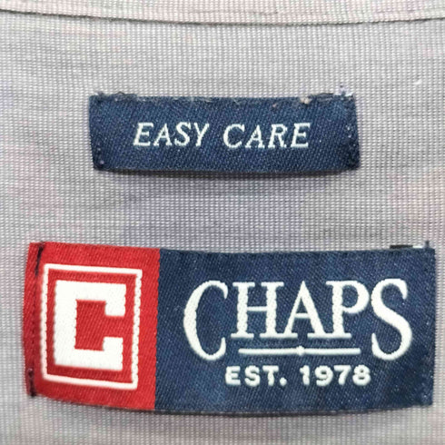チャップス CHAPS 00S ロゴ刺繍 ボタンダウンシャツ メンズ import:XL