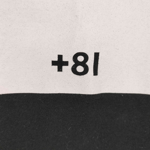 +81 PLUS EIGHTY ONE 両面ロゴ SS TEE メンズ FREE