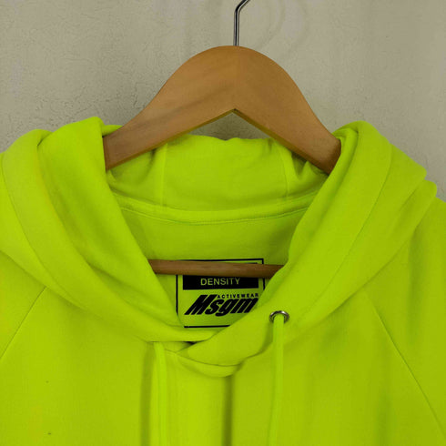 エムエスジーエム MSGM ACTIVEWEAR フロントロゴ ノースリーブラグランフーディ メンズ import:L