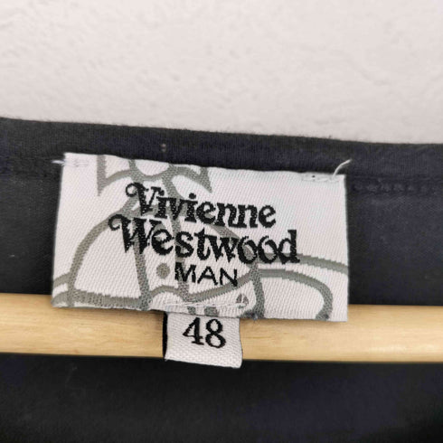 ヴィヴィアンウエストウッドマン Vivienne Westwood MAN FINGER PRINT リラックスTシャツ メンズ JPN:48