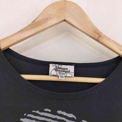 ヴィヴィアンウエストウッドマン Vivienne Westwood MAN FINGER PRINT リラックスTシャツ メンズ JPN:48