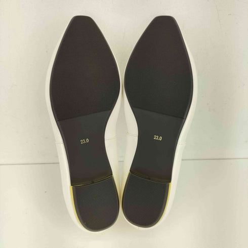 ユナイテッドアローズグリーンレーベルリラクシング UNITED ARROWS green label relaxing Oggi スクエアVカット フラットシューズ レディース JPN:23