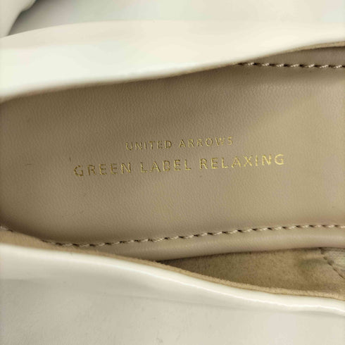 ユナイテッドアローズグリーンレーベルリラクシング UNITED ARROWS green label relaxing Oggi スクエアVカット フラットシューズ レディース JPN:23