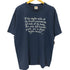 フルーツオブザルーム FRUIT OF THE LOOM メッセージプリント クルーネックTシャツ メンズ JPN:XL