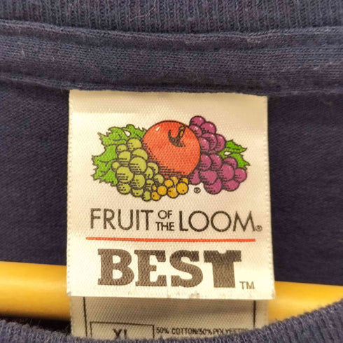 フルーツオブザルーム FRUIT OF THE LOOM メッセージプリント クルーネックTシャツ メンズ JPN:XL