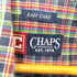 チャップス CHAPS 00S ロゴ刺繍 チェック コットンポリ ボタンダウンシャツ メンズ import:XL