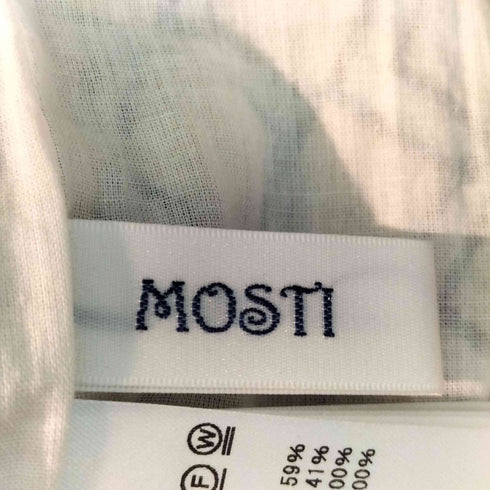 MOSTI 総柄ギャザーワイドイージーパンツ レディース JPN:M