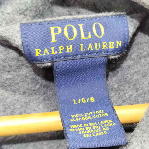 ポロラルフローレン POLO RALPH LAUREN ポニー刺繍 パイピング パジャマシャツ メンズ import:L