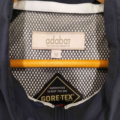 アダバット adabat GORE-TEX フーデットブルゾン レインブルゾン メンズ 50