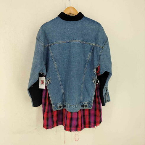 ディーゼル DIESEL DE-LIFIE デニムドッキングミニワンピース レディース import:XS