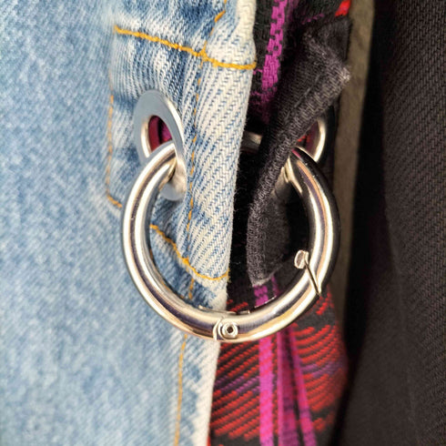 ディーゼル DIESEL DE-LIFIE デニムドッキングミニワンピース レディース import:XS
