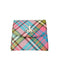 ヴィヴィアンウエストウッド Vivienne Westwood DERBY プリント スモール フラップ ウォレット レディース