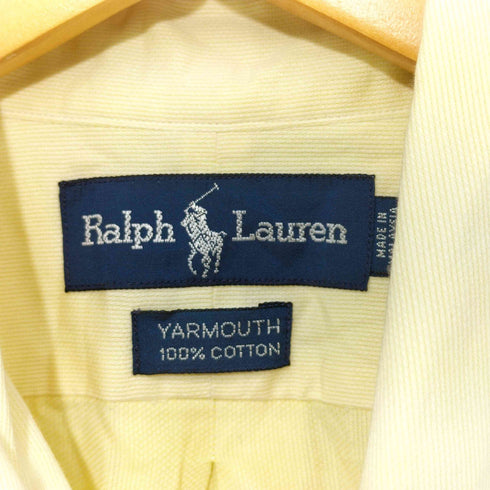 ラルフローレン RALPH LAUREN 90S YARMOUTH ポニー刺繍 ボタンダウンシャツ メンズ 17 34/35