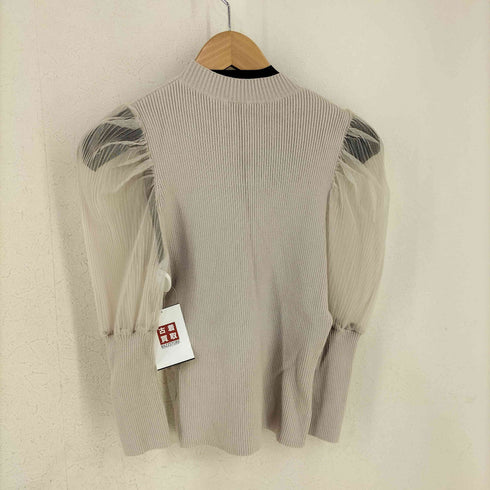 スナイデル snidel パフスリーブ リブニット レディース ONE SIZE
