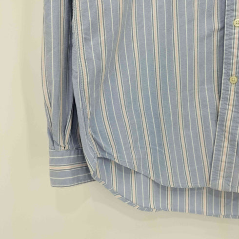 ラルフローレン RALPH LAUREN 90S ポニー刺繍 ペールトーン パステル ストライプ ボタンダウンシャツ メンズ import:XL