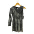 ザラ ZARA ASYMMETRICAL SHIMMER DRESS レディース 13-14