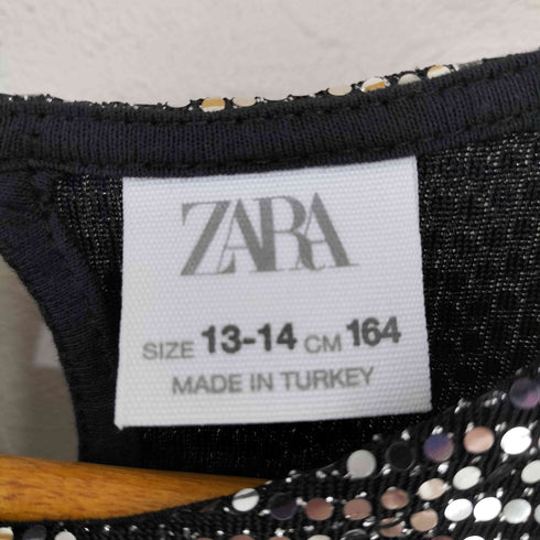 ザラ ZARA ASYMMETRICAL SHIMMER DRESS レディース 13-14