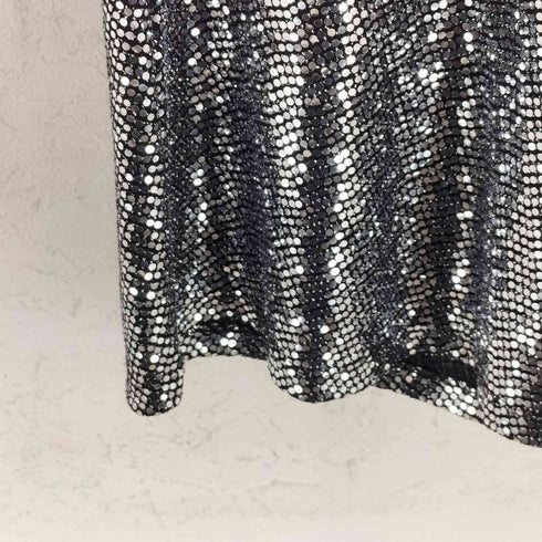 ザラ ZARA ASYMMETRICAL SHIMMER DRESS レディース 13-14