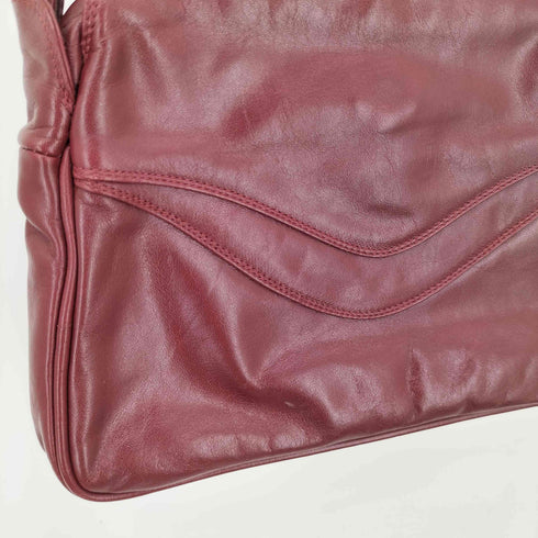 Enny MADE IN ITALY レザーショルダーバッグ レディース