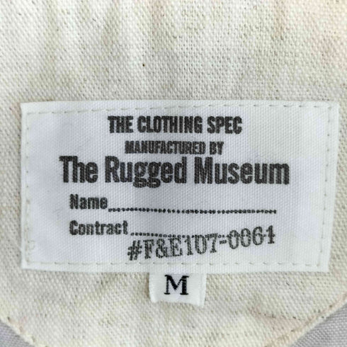 ラギッド ミュージアム THE RUGGED MUSEUM バックルバック コットンベスト メンズ import:M