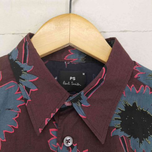 ピーエスポールスミス PS Paul Smith SUN FLOWER PRINT SHIRT メンズ JPN:M